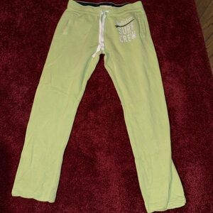 Hollister Lime Green Surf Crew Men's Sweatpants